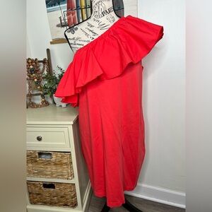 A New Day One Shoulder Ruffle Dress